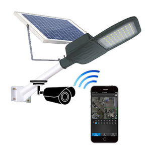 Integrated Solar Led Street Lights SIM Card Remote <strong>Control</strong> <strong>Rotate</strong> Camera Real Time <strong>Monitor</strong> Intelligent Road Lamps - Product Image 3
