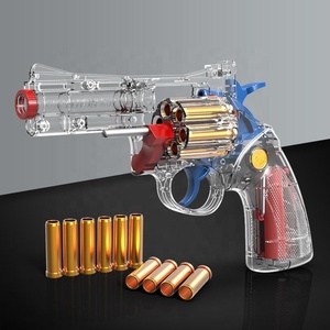 Transparent 357 ZP5 <strong>Revolver</strong> Soft Bullets Pistol Gun Toy EVA Foam Dart Blaster Bullet Guns Shell Ejecting Toy Gun Weapon Model - Product Image 3
