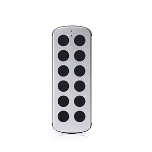オーディオ/スピーカー用の12 keysアルミニウムリモコンカスタマイズIRリモコン433mhzまたは2.4Gリモコン - Product Image 1