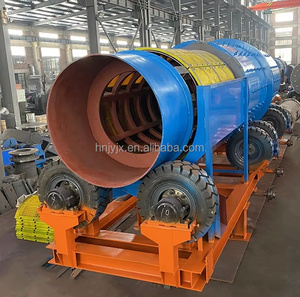 Satılık kum yıkama işleme hattında büyük ölçekli madencilik uygulamaları için yüksek kaliteli yığın liç kaya döner yıkayıcı - Product Image 2