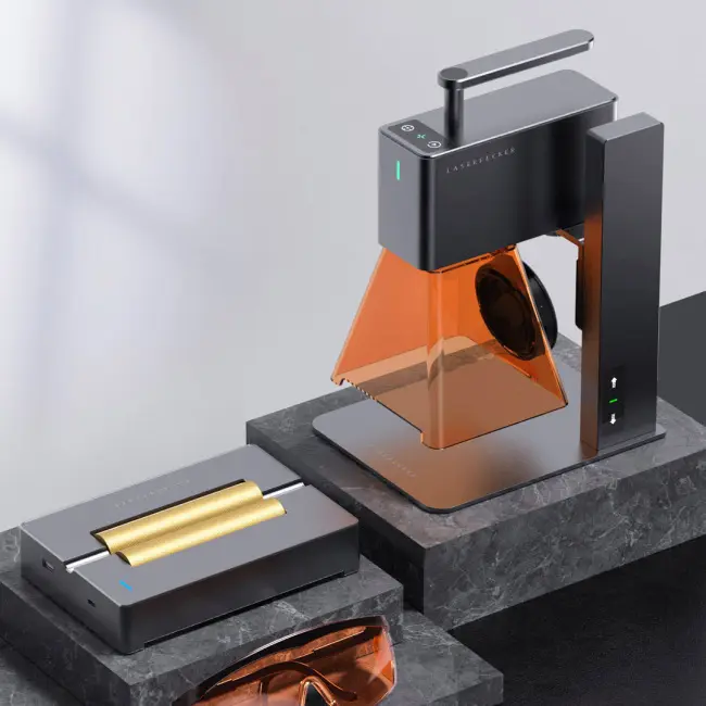 Woodpecker 2a máquina de gravação a laser pequena portátil DIY máquina automática de marcação de metal a laser de mesa