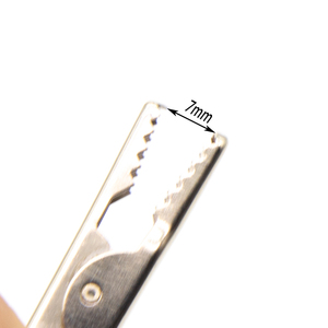 51mm 35mm thép không gỉ nhỏ Alligator <span class=keywords><strong>Clip</strong></span> cáp kim loại Alligator <span class=keywords><strong>clip</strong></span> kẹp thằn lằn <span class=keywords><strong>Clip</strong></span> dây - Product Image 3