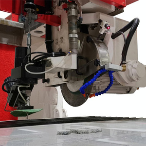 Hualong Machinery Italien Programm Software 5-Achsen-CNC-Brückensäge Stein fliesens ch neider für Marmor, Granit, Quarz