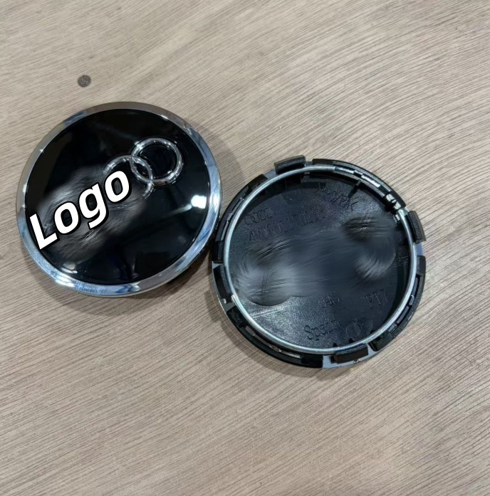 Noir avec bord argenté - 69mm