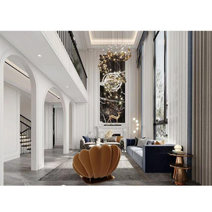 Classic <strong>Design</strong> <strong>3D</strong> <strong>Rendering</strong> <strong>Design</strong> Service Mansion Modern Style Villa Interior <strong>Design</strong> - Product Image 1