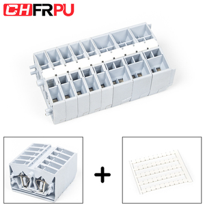 Compact Design Two-Conductor <strong>Spring</strong> <strong>Terminal</strong> <strong>Block</strong> Cage Termination Clamp for Efficient <strong>Connections</strong> - Product Image 4