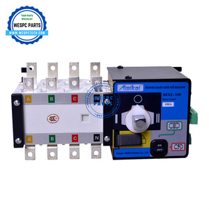 Üç fazlı ATS otomatik Transfer anahtarı 100A 4P ATS 100A DC otomatik Transfer anahtarı jeneratör ats Controller için - Product Image 5