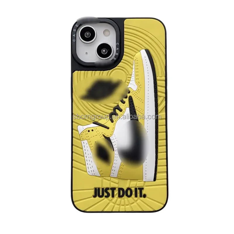 Funda de silicona personalizada Just Do It Phone para iPhone 13 14 Pro Max Funda para iPhone 15 Pro Max Plus Funda personalizada creativa