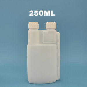 250ml HDPE Measuring Plastic <strong>Dosing</strong> Twin Neck <strong>Bottle</strong>