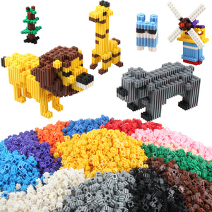 Fábrica personalizada modelo de bloques de construcción DIY rompecabezas bloques de construcción a granel al por mayor 40 colores - Product Image 6