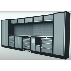 JZD <strong>S</strong>-Type Workshop Tool Storage <strong>Workbench</strong> Metal Assembly Worktable Cabinet Cart Combination Type Toolbox &amp; Tool Trolley