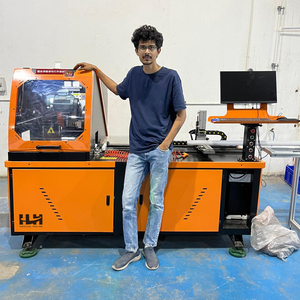<span class=keywords><strong>CNC</strong></span> Channel Letter Bending Slotting <span class=keywords><strong>Notching</strong></span> Flanging <span class=keywords><strong>Machine</strong></span> com corte automático para perfis de alumínio
