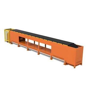 Clasificador automático Logística Almacén Equipo de clasificación lineal de banda estrecha para uso de paquetes