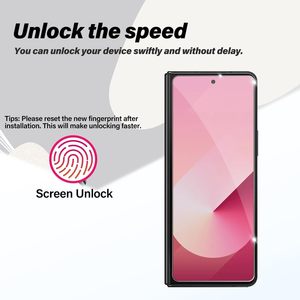 Chống trầy xước bảo vệ màn hình Tempered Glass Đối với Samsung Z gấp 7 bên ngoài bảo vệ màn hình - Product Image 4