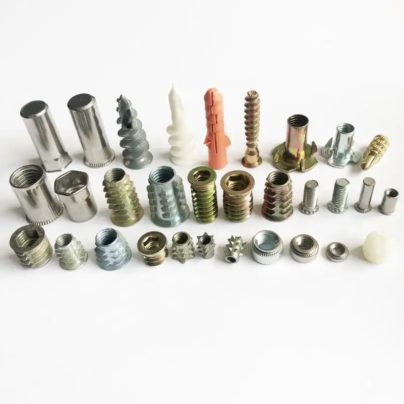 China Factory M4/5/8/10 Zinc Alloy Furniture Threaded Insert Nut For Wood