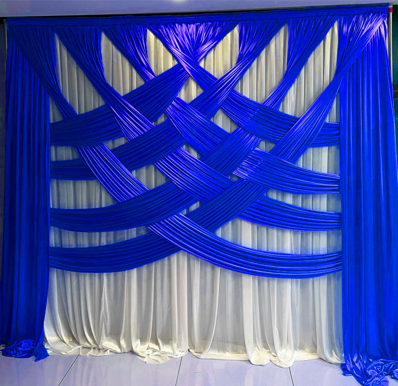 Bleu foncé blanc