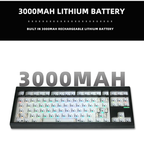 Kit de teclado mecánico RGB, kit de teclado de 3 modos, inalámbrico, Bluetooth, junta intercambiable en caliente, teclado personalizado, kit de teclado para juegos - Product Image 5