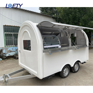 Cao cả 16ft di động nhà bếp thực phẩm Trailer Hotdog giỏ hàng remorque alimentaire BBQ hút thuốc Trailer xe tải thực phẩm bánh pizza chế tạo giá - Product Image 3