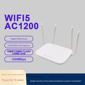 Kral 5G 1200Mbps WiFi5 Mesh yönlendirici 2.4G DualBand duvar-delici ev ofis için FTTB FTTX FTTH ağları ile uyumlu - Product Image 4