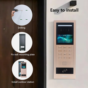 Security Home <strong>Access</strong> Control <strong>System</strong> Smart Ip Tcp Video Door <strong>Intercom</strong> <strong>System</strong> for 40 Unit Multi Apartments Building
