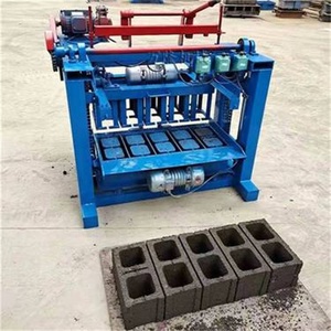 Widely Used QTJ4-35A Brick Making Machinery Concrete <strong>Block</strong> <strong>Machine</strong> Manual Mud Brick Making <strong>Machine</strong> - Product Image 1