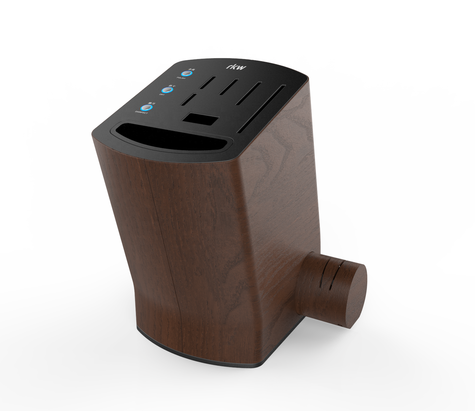 Grain de bois foncé