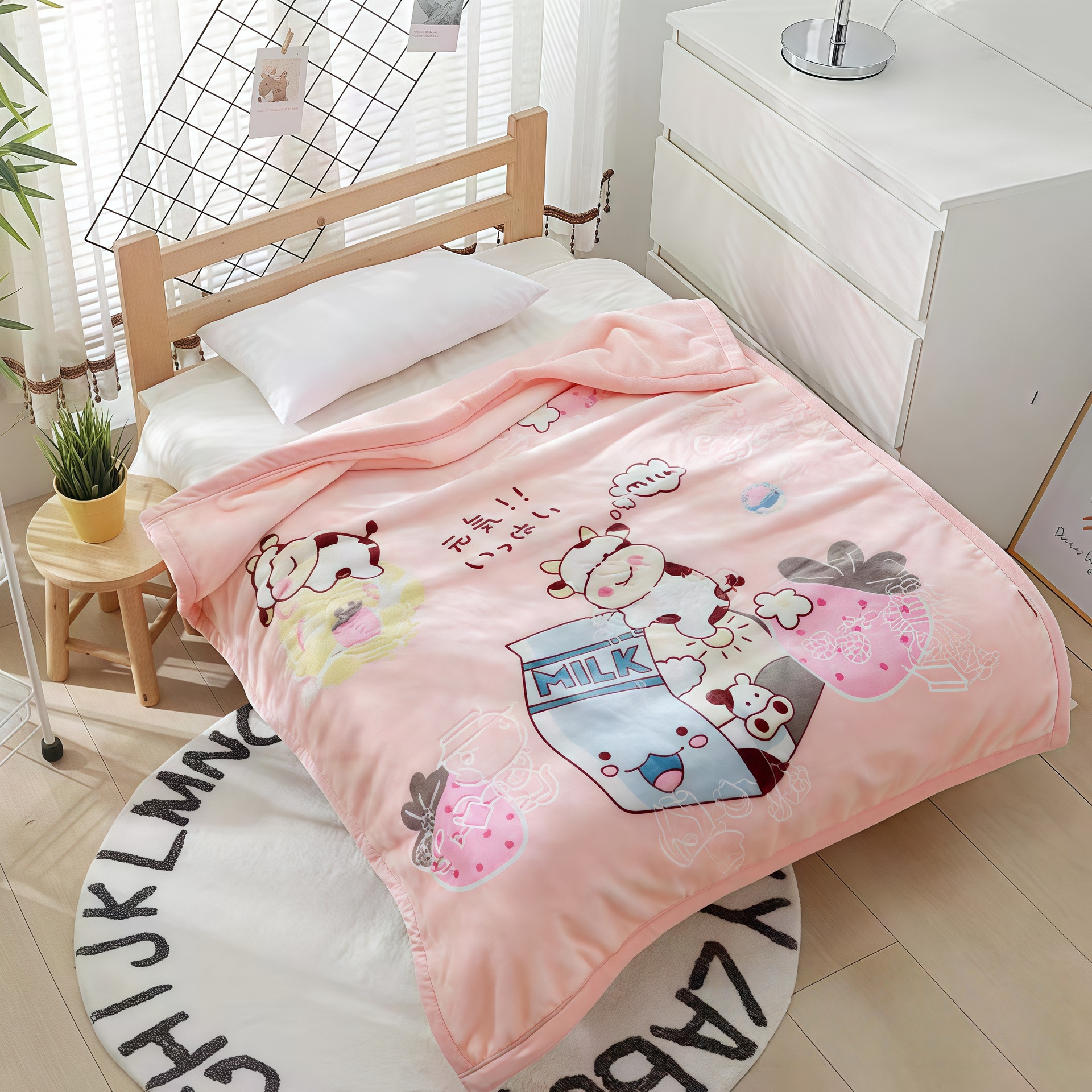 Petite vache rose clair