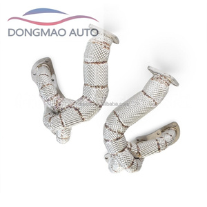 Подходит для Porsche 911 997/997.1 3,6 2004-2005 выпускной коллектор из нержавеющей стали автомобильная выхлопная труба - Product Image 5