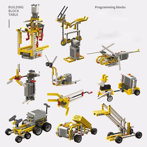 D012 Nuevas piezas técnicas Programación multitecnología Estudiantes educativos Juguetes de aprendizaje Regalo para niños Juegos de bloques de construcción - Product Image 3