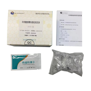 Quick Detection Diagnostic <strong>Test</strong> Kit for ASFV Ag Rapid <strong>Test</strong> Veterinary <strong>Test</strong> Strips for Pigs ASFV African Swine Fever Virus - Product Image 2
