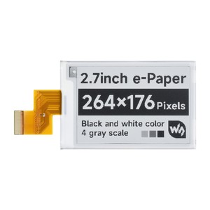 Cappello con Display E-Ink da 2.7 pollici per Raspberry Pi, 264x176, interfaccia SPI - Product Image 1