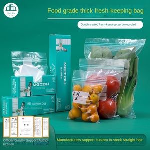 LDPE bao bì thực phẩm <span class=keywords><strong>Zip</strong></span> khóa túi, in dây kéo nhựa cho bánh mì mát lưu trữ túi - Product Image 3