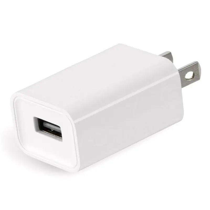 Pengisi daya dinding Cepat USB 5V 1A/2A, adaptor EU untuk ponsel Xiaomi Mi 8 dan iPad, pengisian daya SCP Sle pendek