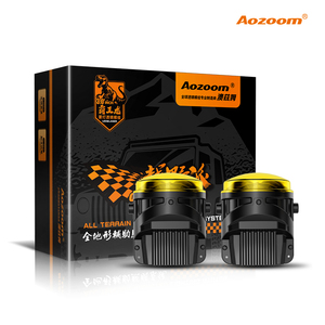 Aoh6 için Aozoom sis işık araba altın göz sis lambaları sarı LED ön sis işık modifiye tek ışık lensi kentsel Off-Road - Product Image 6