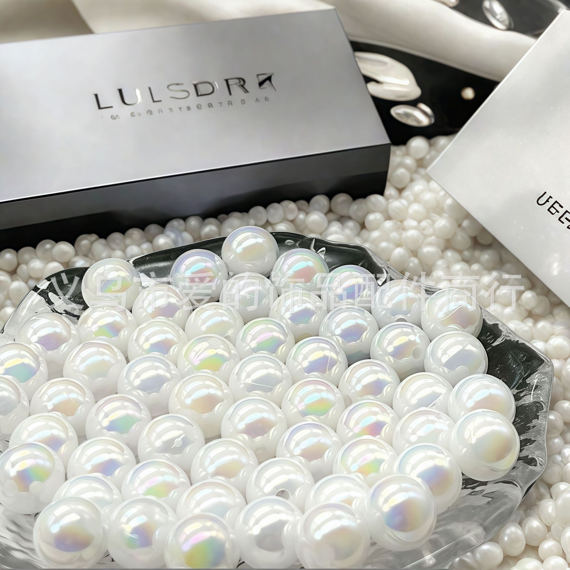 Blanc uni AB Iridescent