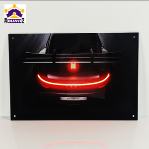 Nostalgic Artistic Sleek UV Printing Classic Car <strong>Poster</strong> for Decoration with LED Light Strips - Product Image 3
