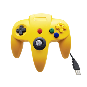 Mando con cable USB para Nintendo 64, mando N64 para juegos clásicos de consola, Mac, ordenador y PC