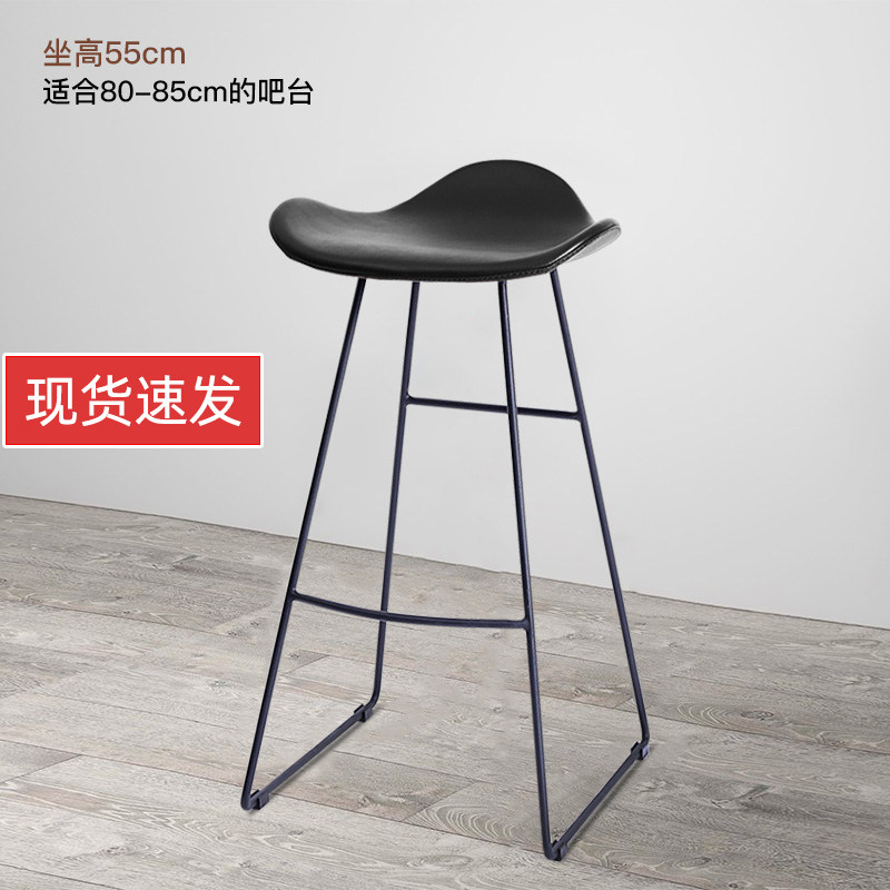 Black texture-55cm high-spot fast hair-high quality leather
