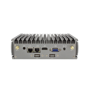 Core i7 4500U i5 4200U I3 4005U Mini PC Computadora industrial sin ventilador Win10/11 Sistema Linux Computadora integrada LAN dual de baja potencia - Product Image 1