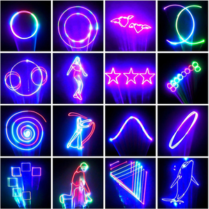 10W 20K App FB4 kontrol Led Rgb animasyon kapalı lazer ışığı projektörü projeksiyon lazer ışığı Dj gece kulübü parti disko gösterisi için - Product Image 4