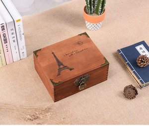 Hộp Nhựa Reipe Bằng Gỗ Cá Tính Hộp Đựng Bằng Gỗ Hộp Quà Tặng Ảnh Cưới Có Khóa - Product Image 6