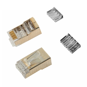 無料サンプルCat6 RJ45コネクタ8P8C UTP非シールドLANケーブルパススルー3プロングネットワーキングアプリケーション - Product Image 6