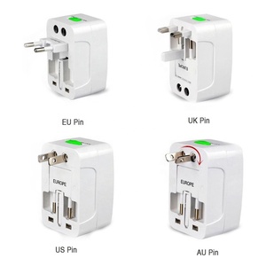 All in One Socket Universal Electrical Power <strong>Adapter</strong> <strong>Plug</strong> <strong>With</strong> Type c 4usb UK US AU <strong>EU</strong> <strong>Plug</strong> Type C 20W Travel <strong>Adapter</strong> - Product Image 3