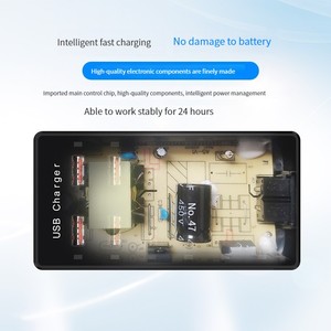 マルチポート充電器5V2A 12A iPhoneおよびその他のモバイルデバイスに適した12ポート充電器充電ステーション - Product Image 4