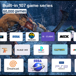ゲームキューブ/土星/PS1/<span class=keywords><strong>PS2</strong></span> 60000ゲーム用の高品質ポーキーパッド2THD 4K3DレトロクラシックビデオゲームコンソールWindows用