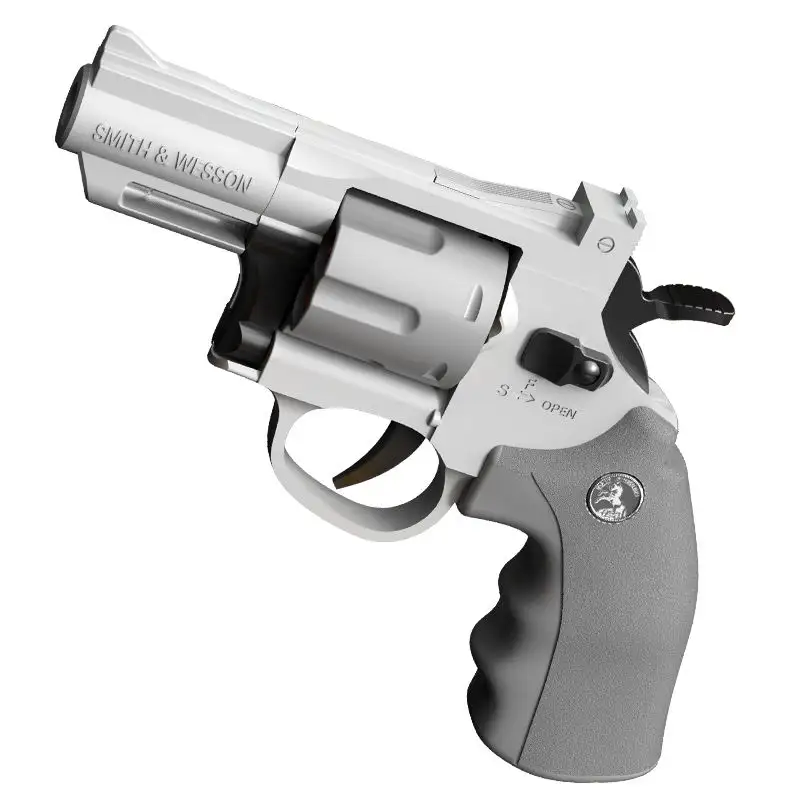 Magnum all'ingrosso spara continuamente revolver per pistole morbide e giocattoli di espulsione con un clic