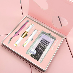 ขายส่งปรับแต่งDiy Cluster Lashesฉลากส่วนตัวC D Curlส่วนPre-CutชุดขนตาขนตาDIYคลัสเตอร์ขนตาชุด - Product Image 5