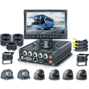 8CH SD DVR 4G GPSモバイルDVRシステムトラック7インチVGAディスプレイ防水赤外線LEDカメラ7インチVGAディスプレイ車のブラックボックス - Product Image 6