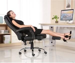 Luxus schwarz pu Leder hohe Rückenlehne hoch Büro Executive Stuhl 7 Punkt beheizte <span class=keywords><strong>Massage</strong></span> Bürostuhl - Product Image 3