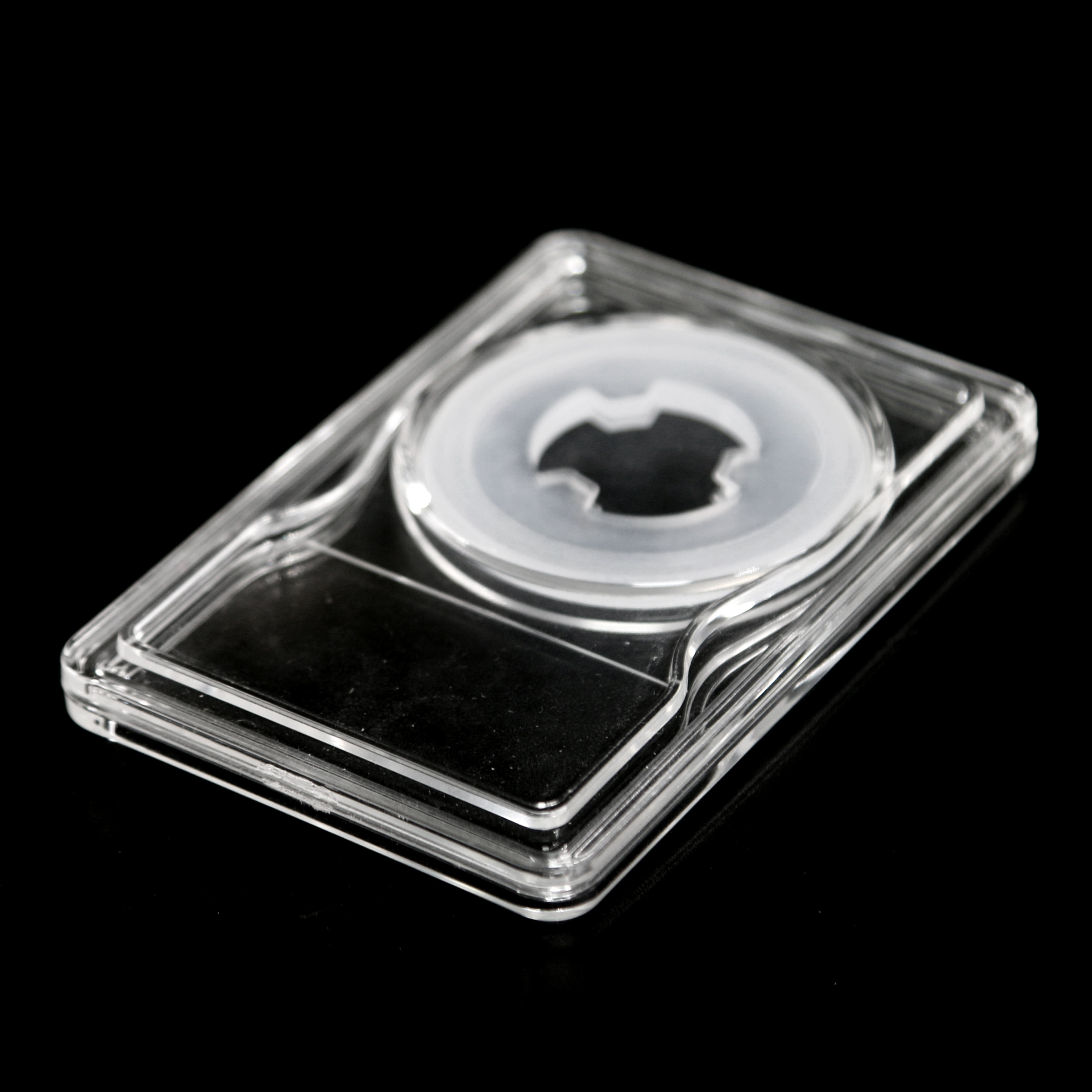 Clair avec anneau en silicone